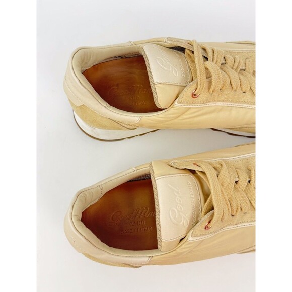 Good Man Brand Triumph Mens Shoes Brown Suede Trainer Sneakers Low Top US 10 - Picture 2 of 12